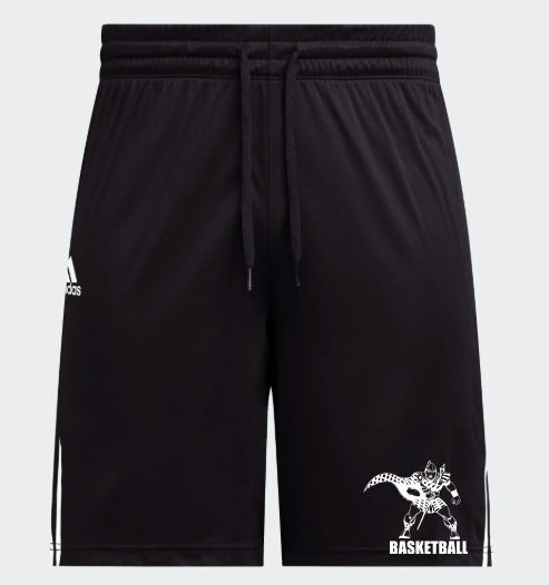 CAL BB 3 Stripe Knit Short - Black