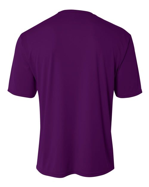 Caledonia Baseball Men's Short Sleeve Cooling Tee - Purple