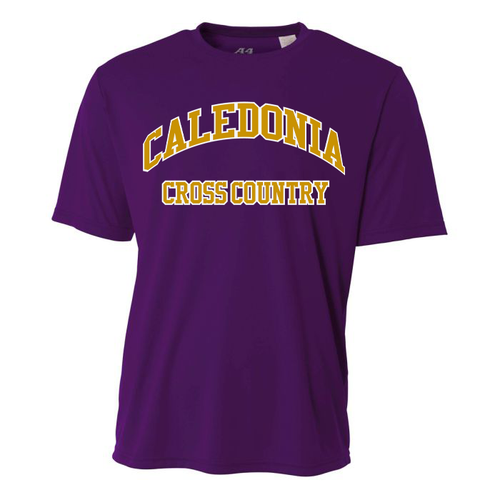 Camiseta de campo a través A4 para niños de Caledonia, color morado