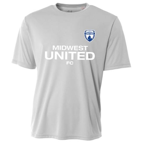 Midwest United Spring Youth 2025 Short Sleeve Jersey - Silver