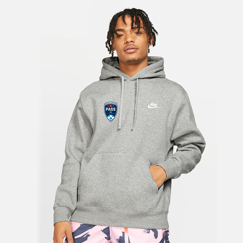 PASS FC Fleece Pullover Hoodie - Grey