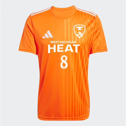 West Michigan Heat Men's Game Jersey - Orange