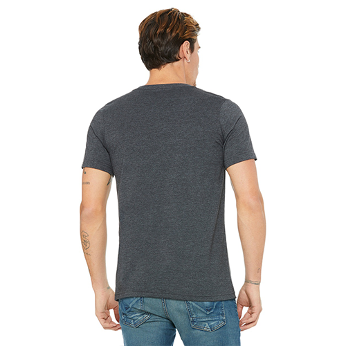 WM Heat Men's Short Sleeve V-Neck Tee - Dark Grey