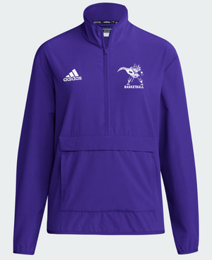 CAL Men's Coach Long Sleeve 1/4 Zip Jacket - Purple