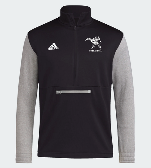 CAL Men's Team Issue 1/4 Zip - Black / Grey