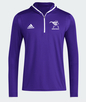 CAL Men's Team Issue Hooded Long Sleeve - Purple