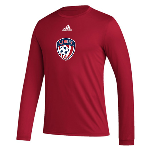 USA Long Sleeve Shirt - Red