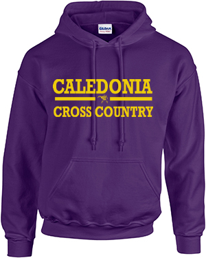 Caledonia Boys XC Gildan Hoodie-Purple