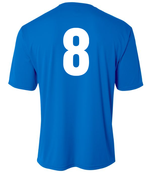 Midwest United Spring Youth 2025 Short Sleeve Jersey - Royal