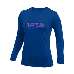 Mason Women's LS Fanwear Shirt - Royal