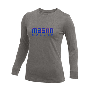 Mason Women's LS Fanwear Shirt - Grey