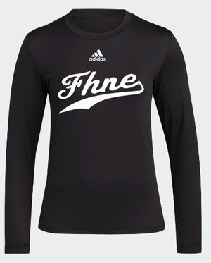 FHNE Hockey Women's Long Sleeve Pregame BOS Tee - Black