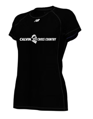 Calvin XC New Balance W Raglan Tech Tee -  Black