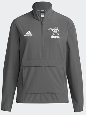 CAL BB Women's Coach Long Sleeve 1/4 Zip Jacket - Grey