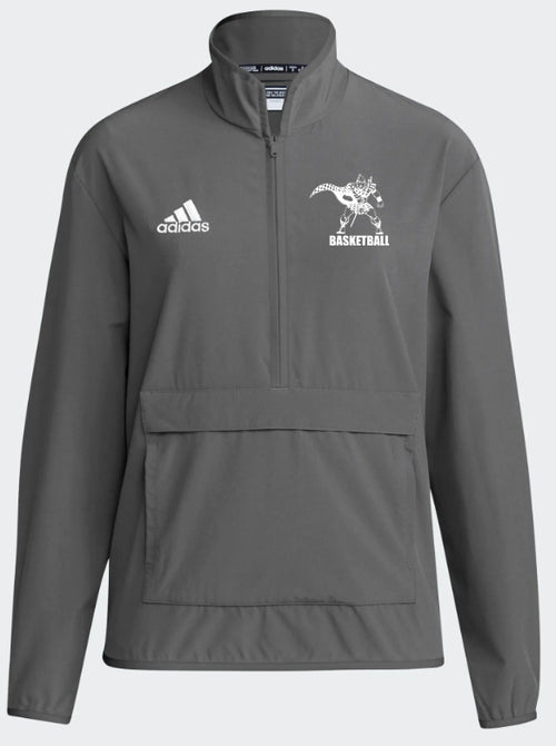 CAL BB Women's Coach Long Sleeve 1/4 Zip Jacket - Grey