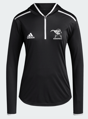 CAL Women's Team Issue Hooded Long Sleeve Tee - Black