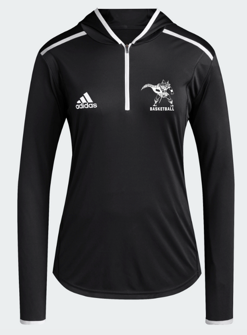 CAL Women's Team Issue Hooded Long Sleeve Tee - Black