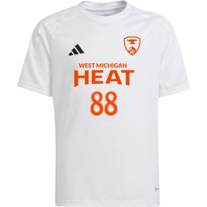 WM Heat Jr High Game Jersey - White