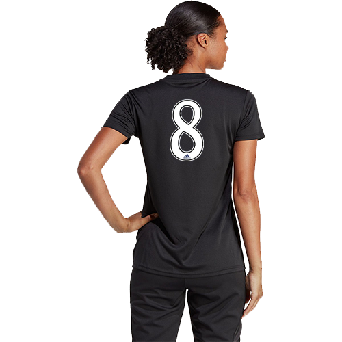 Camiseta de juego de portero de la NLC de Midwest United para mujer, color negro 