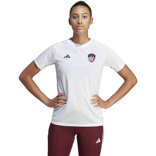 Camiseta de juego de la Premier League de EE. UU. para mujer, color blanco 