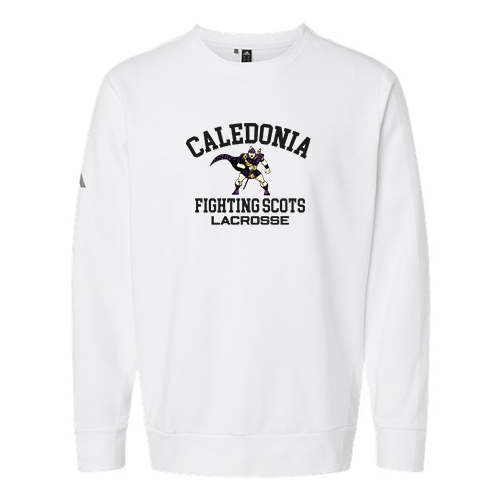Caledonia Men's Lacrosse Men's Fleece Crewneck - White