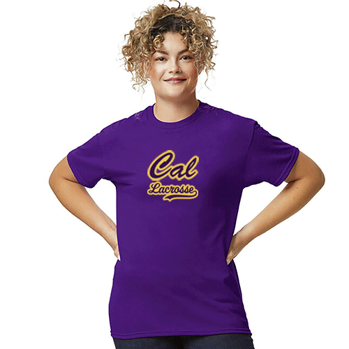 Caledonia Women's Lacrosse Men's DryBlend Tee - Purple