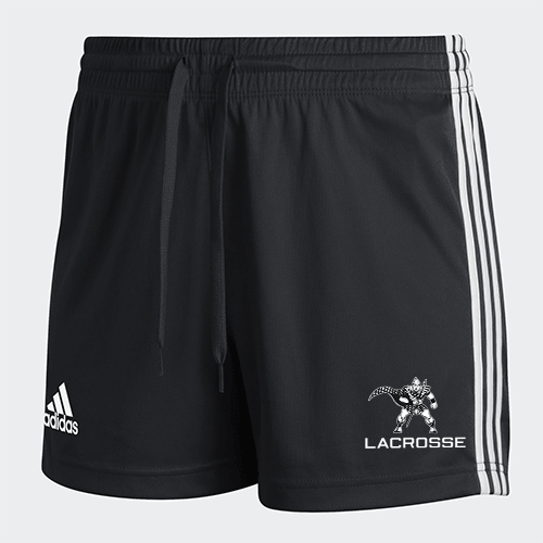 Caledonia Women's Lacrosse 3 Stripe Short - Black/White