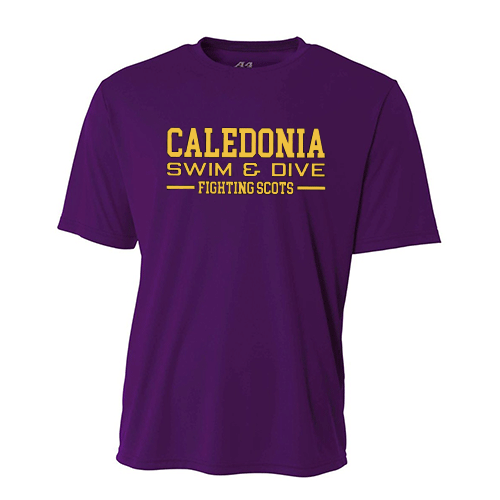 Caledonia Swim Cooling Short Sleeve Crew - Purple