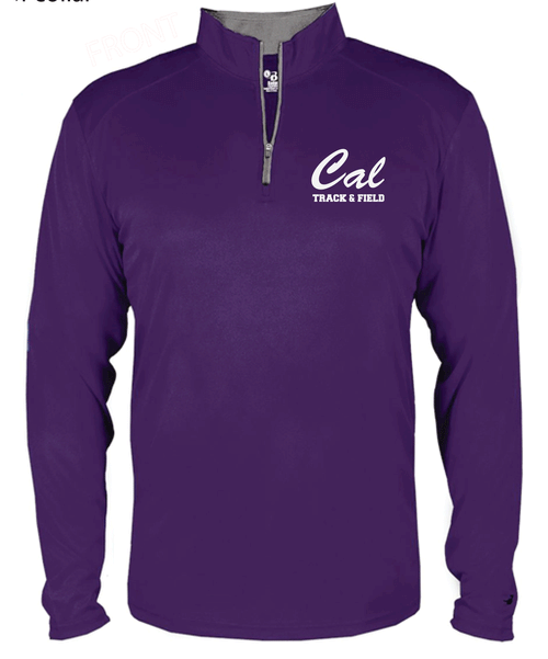 Caledonia Track & Field 1/4 Zip - Purple